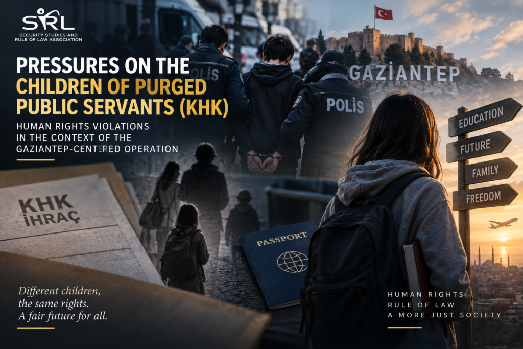 Pressures on the Children of Purged Public Servants (KHK)