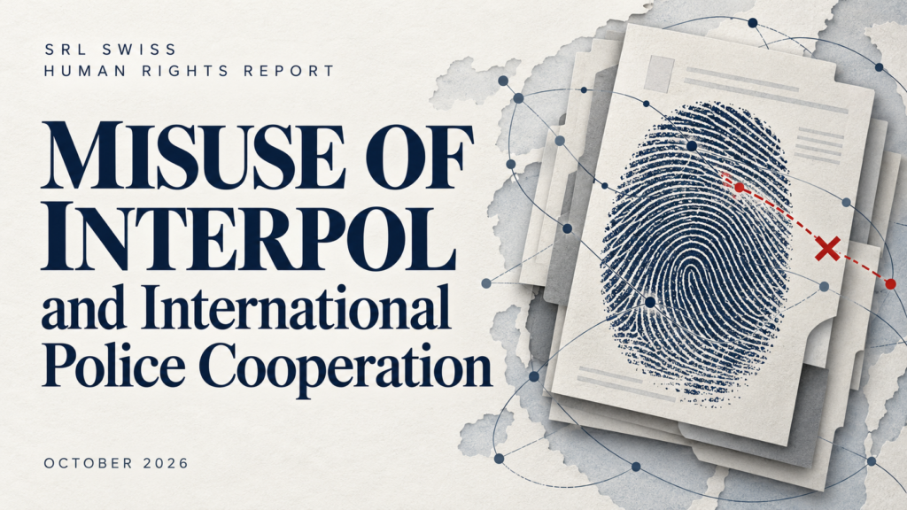 Der Bericht untersucht die Kontrolle türkischer Ersuchen in INTERPOL und anderen Kooperationskanälen, vorwiegend betreffend Personen mit Verbindung zur Hizmet/Gülen-Bewegung. Er betont individuelle Beweise, Menschenrechtsgarantien und die Kontinuität des Schutzes zwischen Systemen. Eine Löschung bei INTERPOL