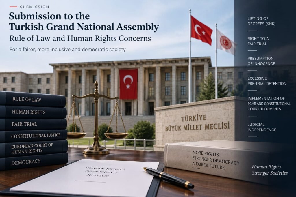 Submission to the Turkish Grand National Assembly: Rule of Law and Human Rights Concerns